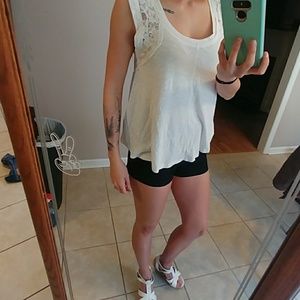 White tank top
